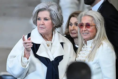 Miriam Adelson next to Susie Wiles is not social trivia. It is the access architecture itself — donor power, Israel’s interests, campaign control, and the road to the Oval fused together.