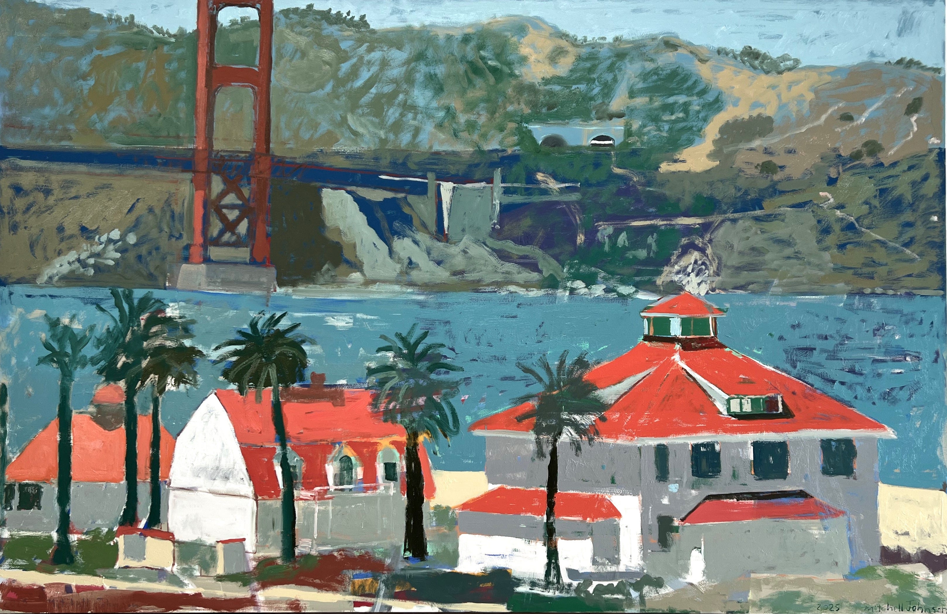 Giant Paintings on view at 425 Market Street in San Francisco
