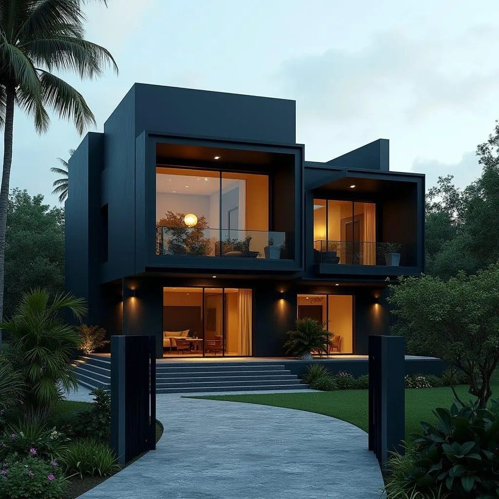 Shadow Courtyard House