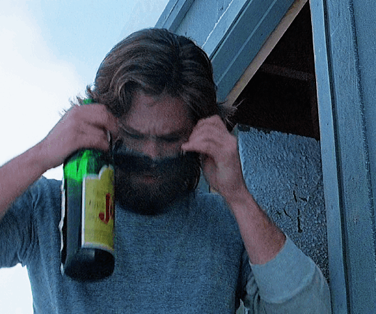 MacReady (Kurt Russell) looking especially ravenous in the 90;’s John Carptenter Thriller, The Thing. 