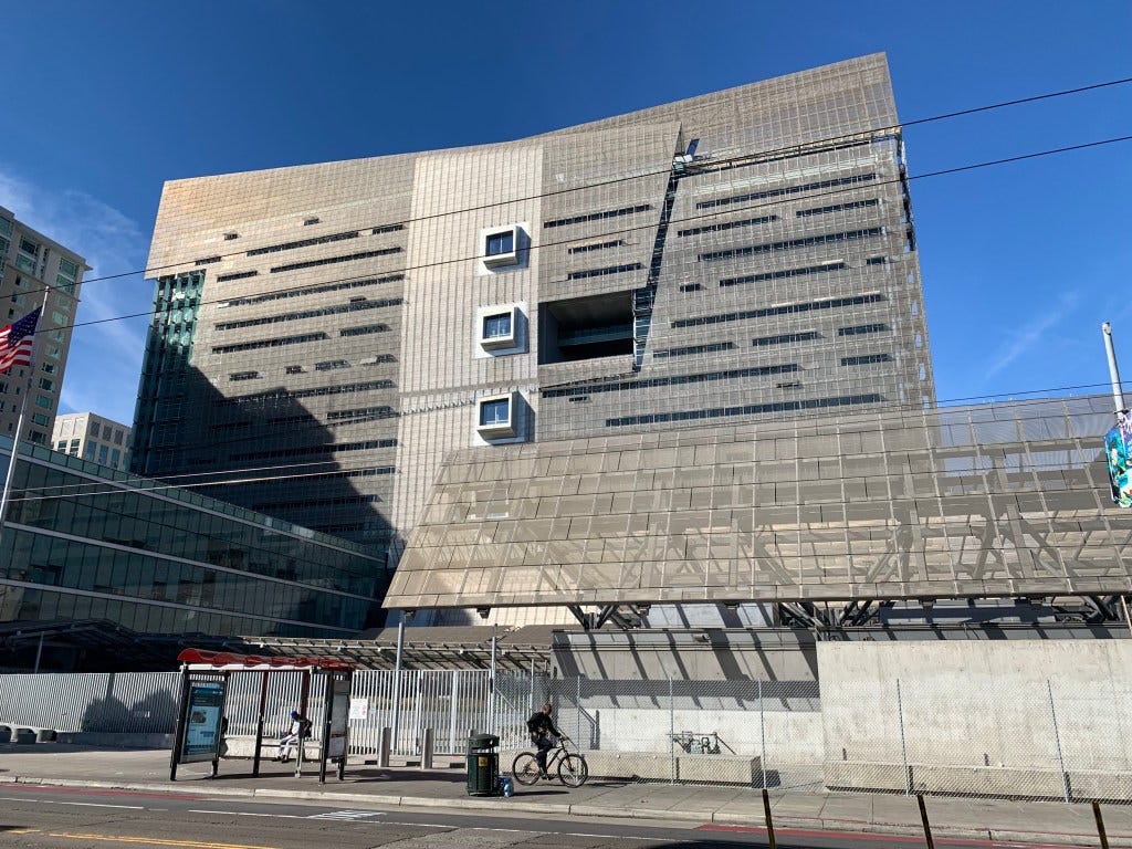 The Nancy Pelosi Federal Building at 7th Street and Mission that has previously been surrounded by homeless and drug users in San Francisco, California on Friday, November 10, 2023. The city of San Francisco is trying to clean up various areas of the city before the APEC Conference comes to town November 11-17, 2023. The Nancy Pelosi Federal Building at 7th Street and Mission that has previously been surrounded by homeless and drug users in San Francisco, California on Friday, November 10, 2023. The city of San Francisco is trying to clean up various areas of the city before the APEC Conference comes to town November 11-17, 2023.