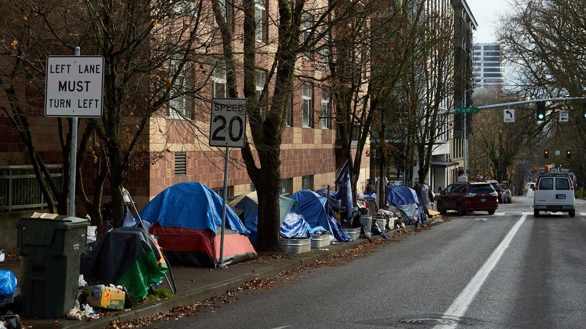 Poll finds Portlanders overwhelmingly support homeless camp ban | kgw.com