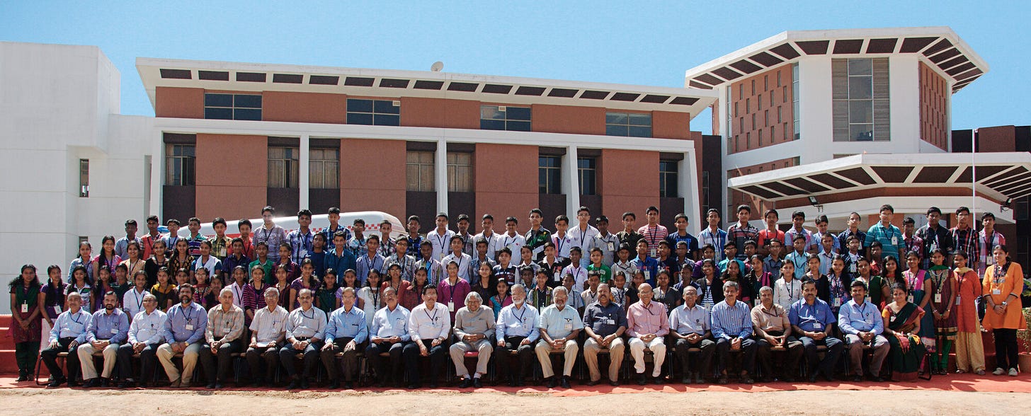 IIST's founding year, 2007 — Dr. A.P.J. Abdul Kalam seated at centre. IIST's founding year, 2007 — Dr. A.P.J. Abdul Kalam seated at centre.