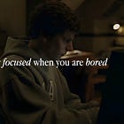 Stay focused when you're getting bored