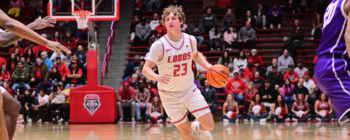 Jake Hall - Men's Basketball 2025-26 - New Mexico Lobos - Official  Athletics Website
