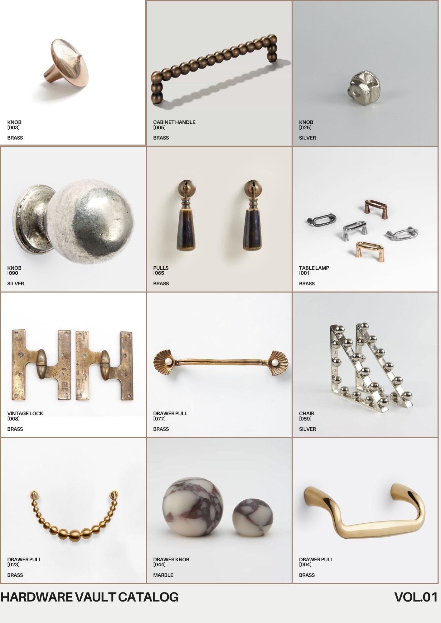 Custom-look cabinet knobs and pulls from Etsy and Amazon