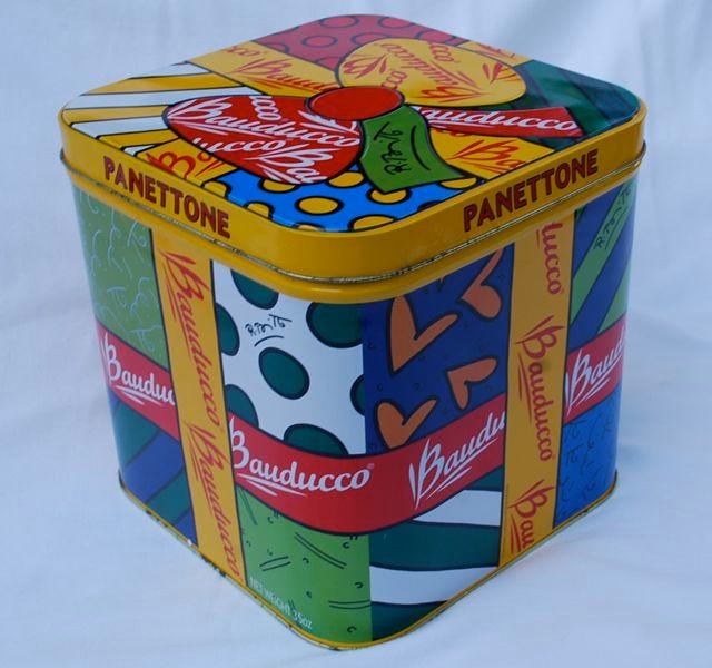 Britto Bauducco Panettone Tin: Gift - Artreco