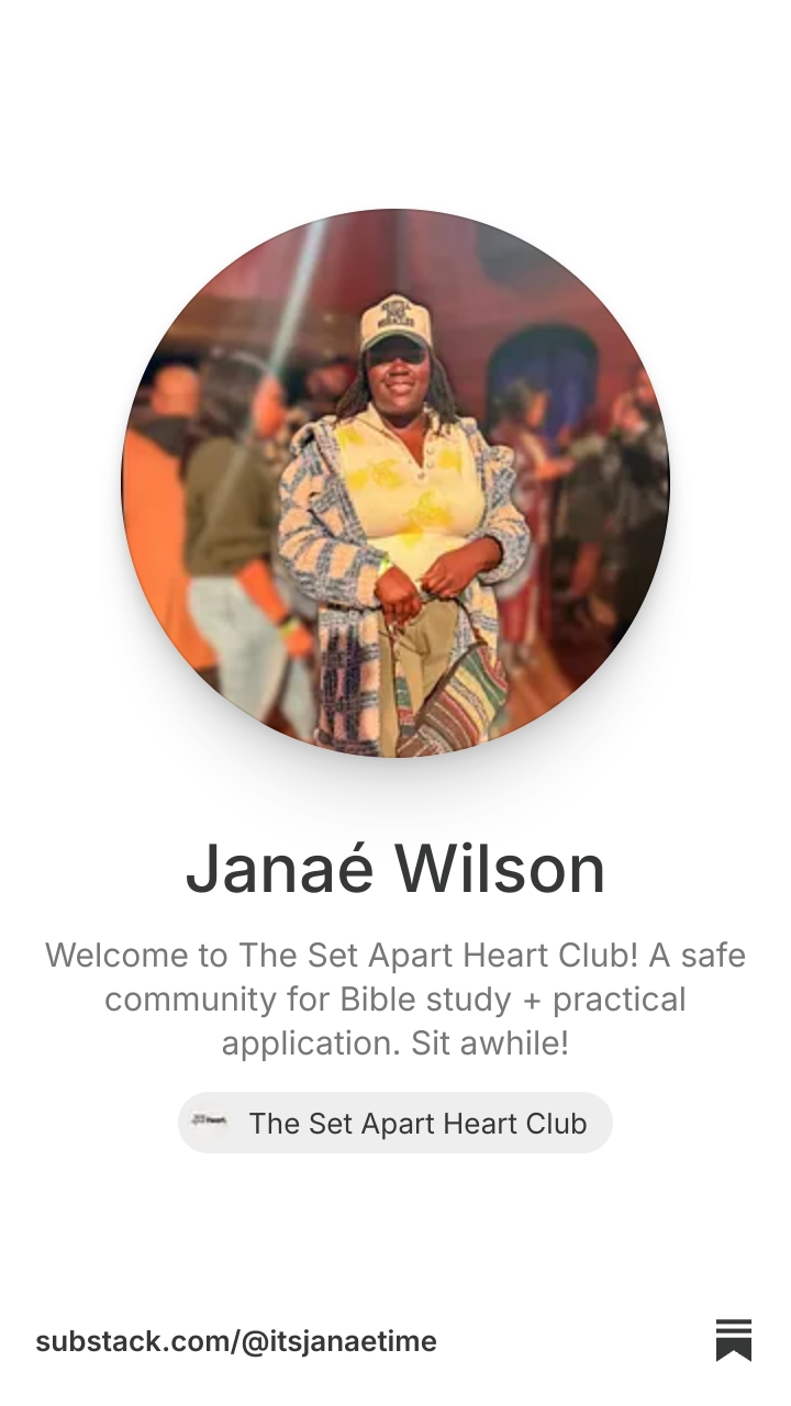 Janaé Wilson | Substack