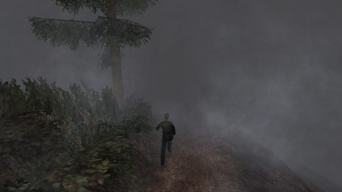 silent hill 2 screenshot james sunderland fog