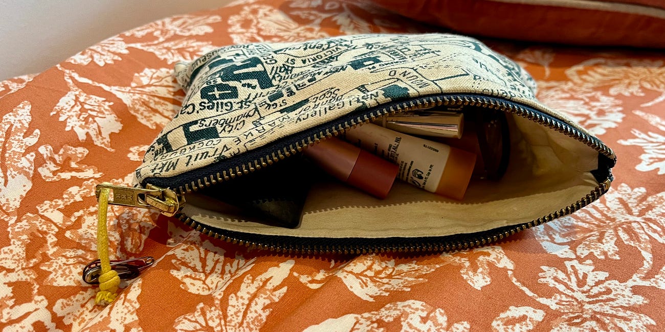 What's in my Travel Washbag
