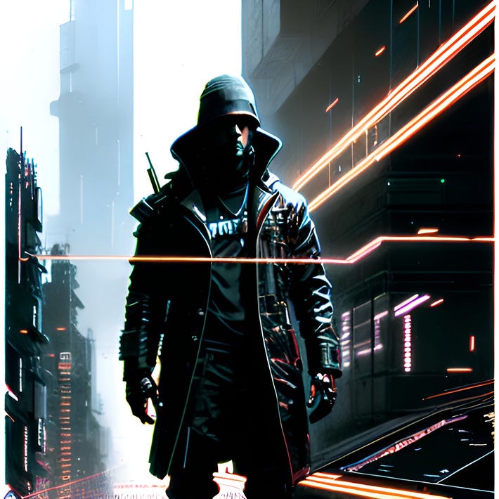 Cyberpunk Graphic Novel - and the devil died screaming