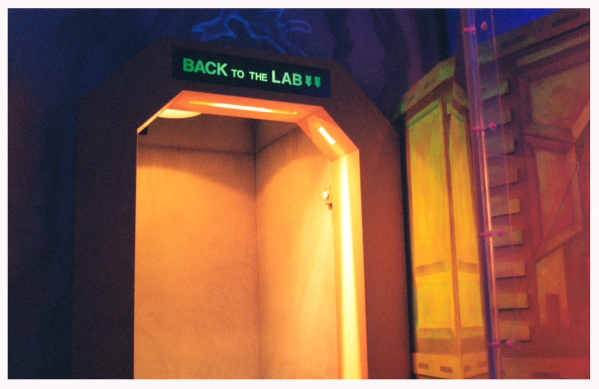 The doorway to Professor Oak’s lab, allowing visitors to enter