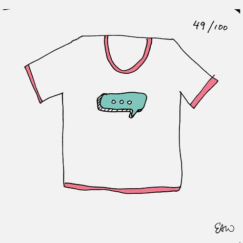 More thumbnail sketches of t-shirt concepts.