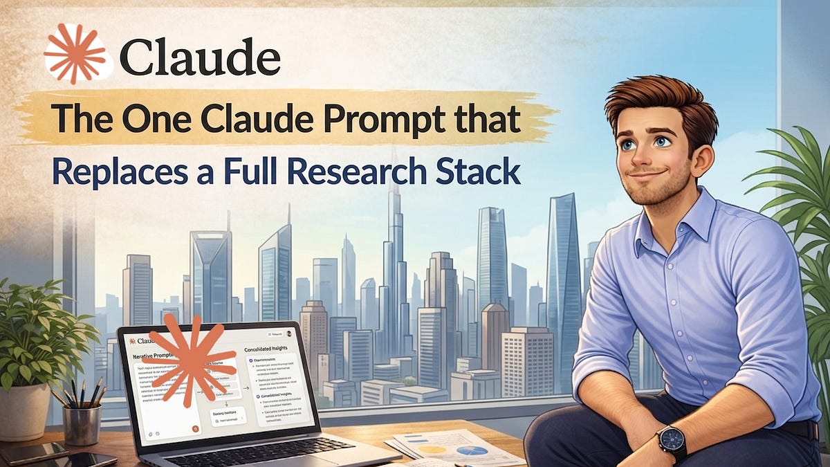 The one Claude prompt that replaces a full investing research stack