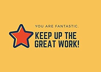 SANDESH CARDS You are Fantastic. Keep up The Great Work -PIN IT Student;  Employee Appreciation Cards - Pack of 10: Amazon.in: Office Products