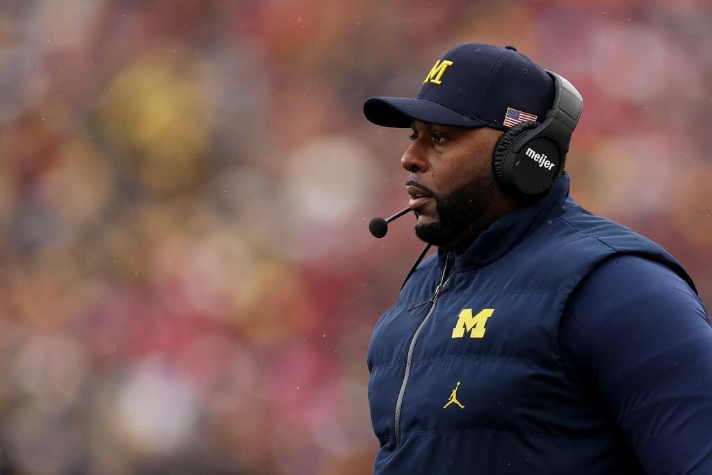 Fired Michigan coach Sherrone Moore in police custody after dismissal