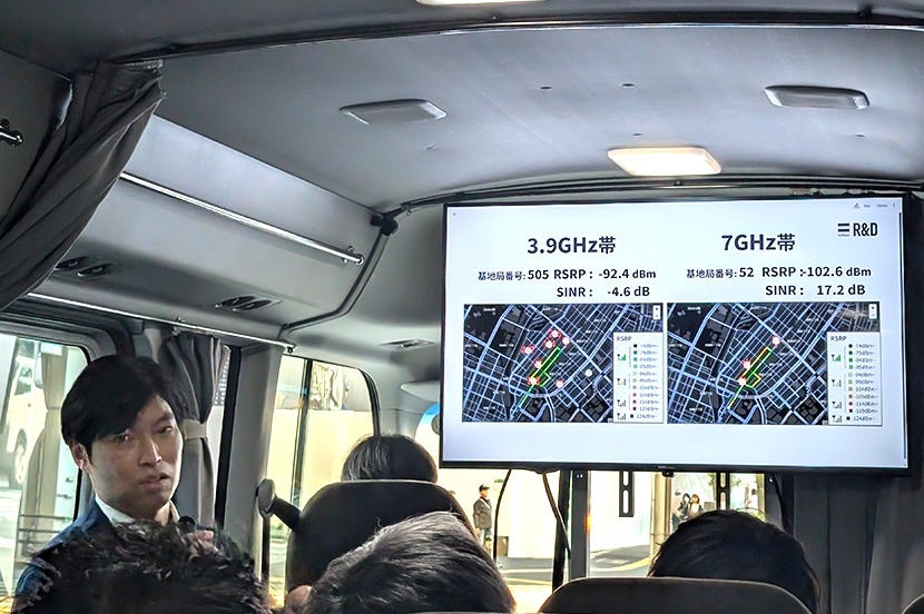 SoftBank Corp. Demonstrates Potential of 7 GHz Band for 6G in Tokyo’s Ginza District SoftBank Corp. Demonstrates Potential of 7 GHz Band for 6G in Tokyo’s Ginza District