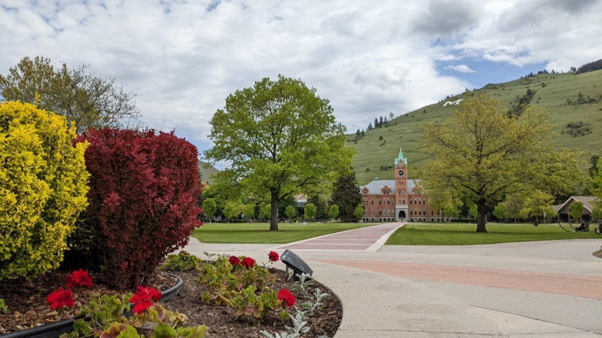 The University of Montana in Missoula.