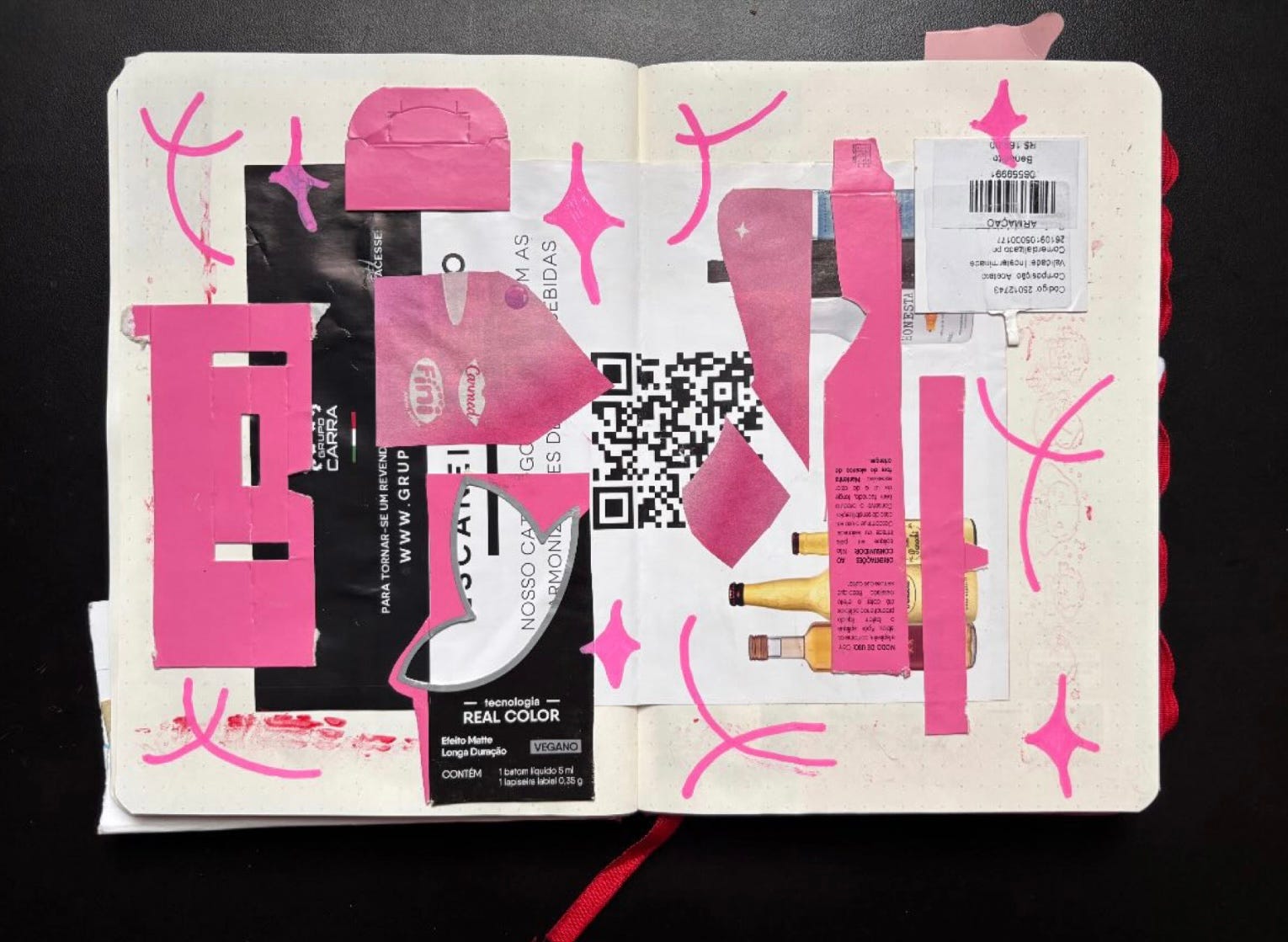 86 junk journals, memória gráfica e hobbies performáticos