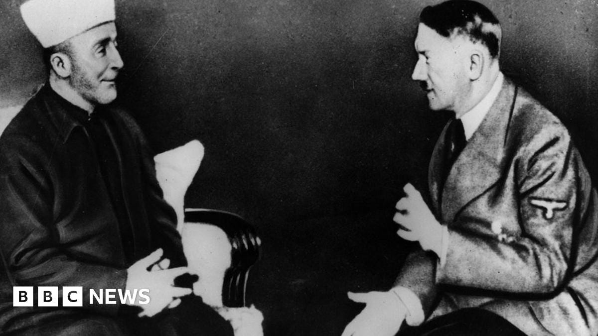 Historiaa tuntevat osaavat yhdistää tapahtumia natsi-Saksan Adolf Hitleriin, joka myös ihaili islamia, Palestiinaa, Jerusalemin sen aikaista suurmuftia ja sen terroristeja, samalla kun käytti huomattavia määriä piristäviä huumeita, kuten amfetamiinia – aivan kuten Thunbergin kanssa samaa ideologiaa jakavat sosialistit laivueissaan.