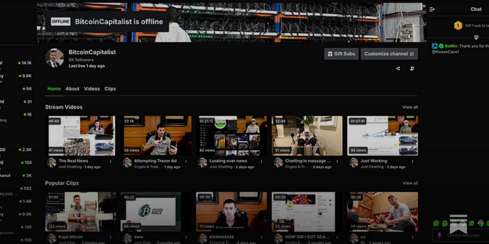 Live on Kick: Bitcoin, News, and More - by Travis Miller