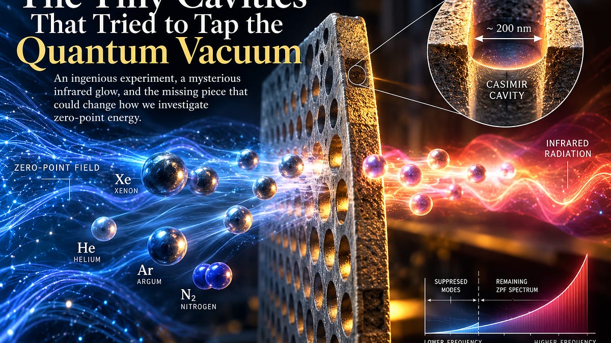 The Tiny Cavities That Tried to Tap the Quantum Vacuum