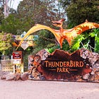 Discover thundereggs and drive diggers at Thunderbird Park