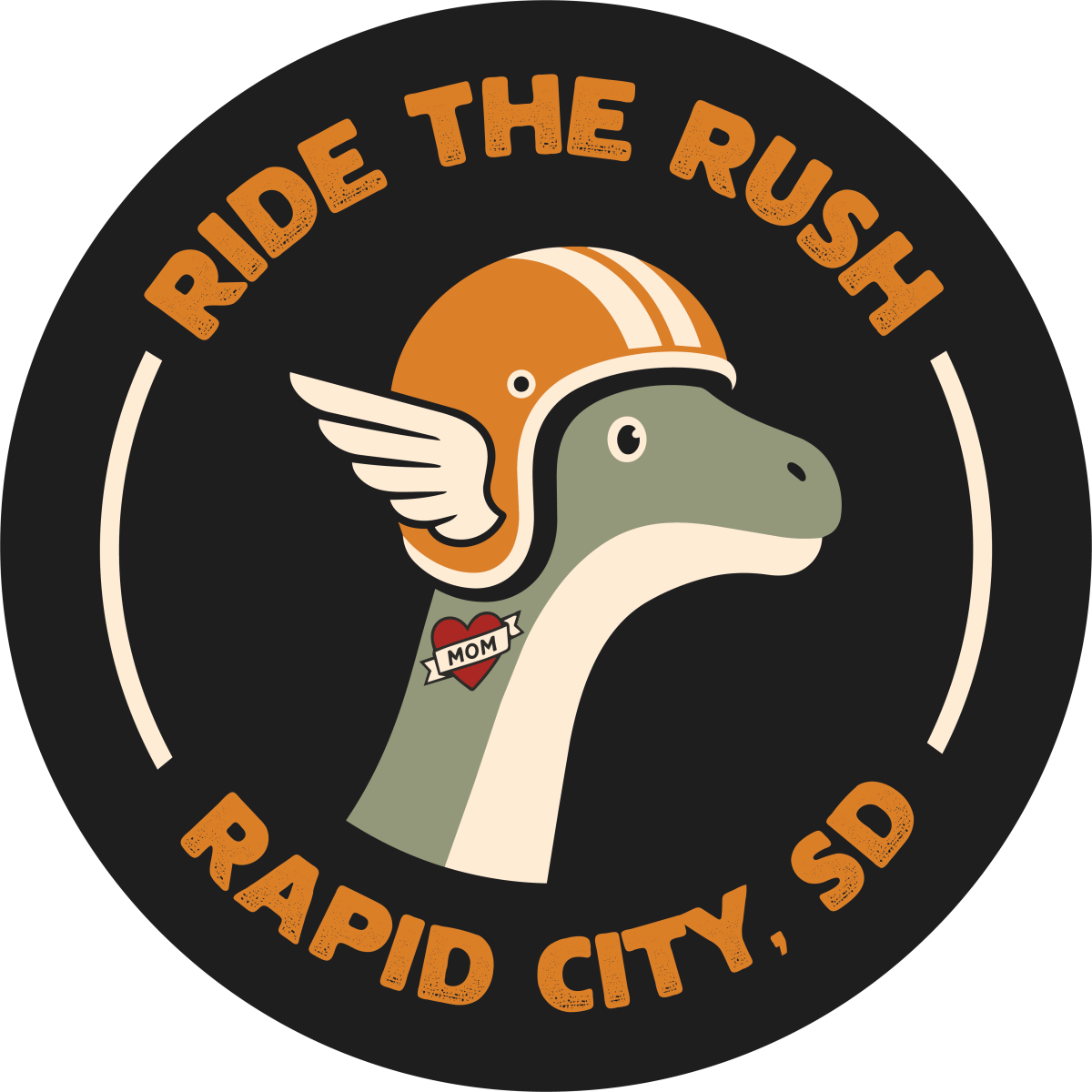 The logo of Ride The Rush happening in Downtown Rapid City during the Sturgis Motorcycle Rally. The logo of Ride The Rush happening in Downtown Rapid City during the Sturgis Motorcycle Rally.