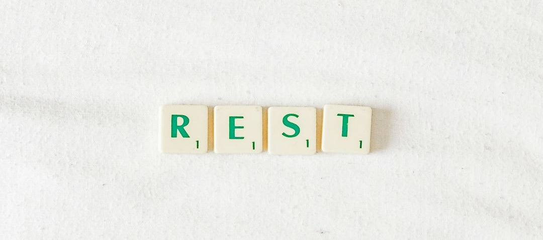 white and blue i love you print textile