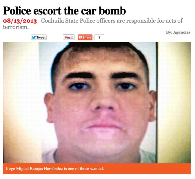 From Car Bombs to Visa Revocation: The Hidden Past of Coahuila Police Commander ‘El Hummer From Car Bombs to Visa Revocation: The Hidden Past of Coahuila Police Commander ‘El Hummer