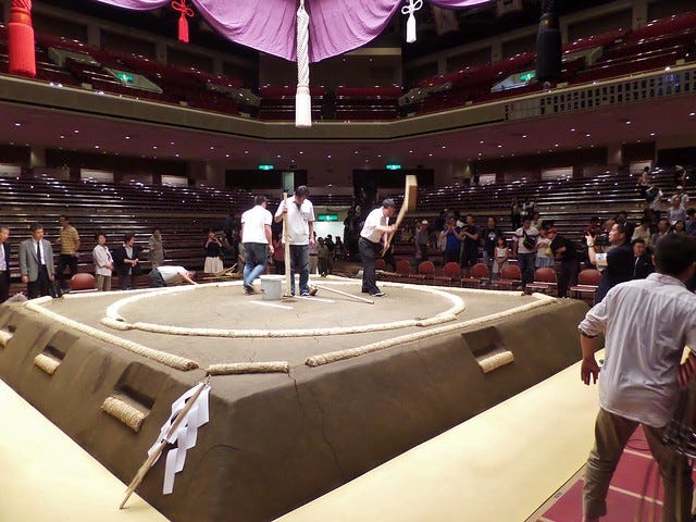 Sumo Ring Being Resurfaced Sumo Ring Being Resurfaced
