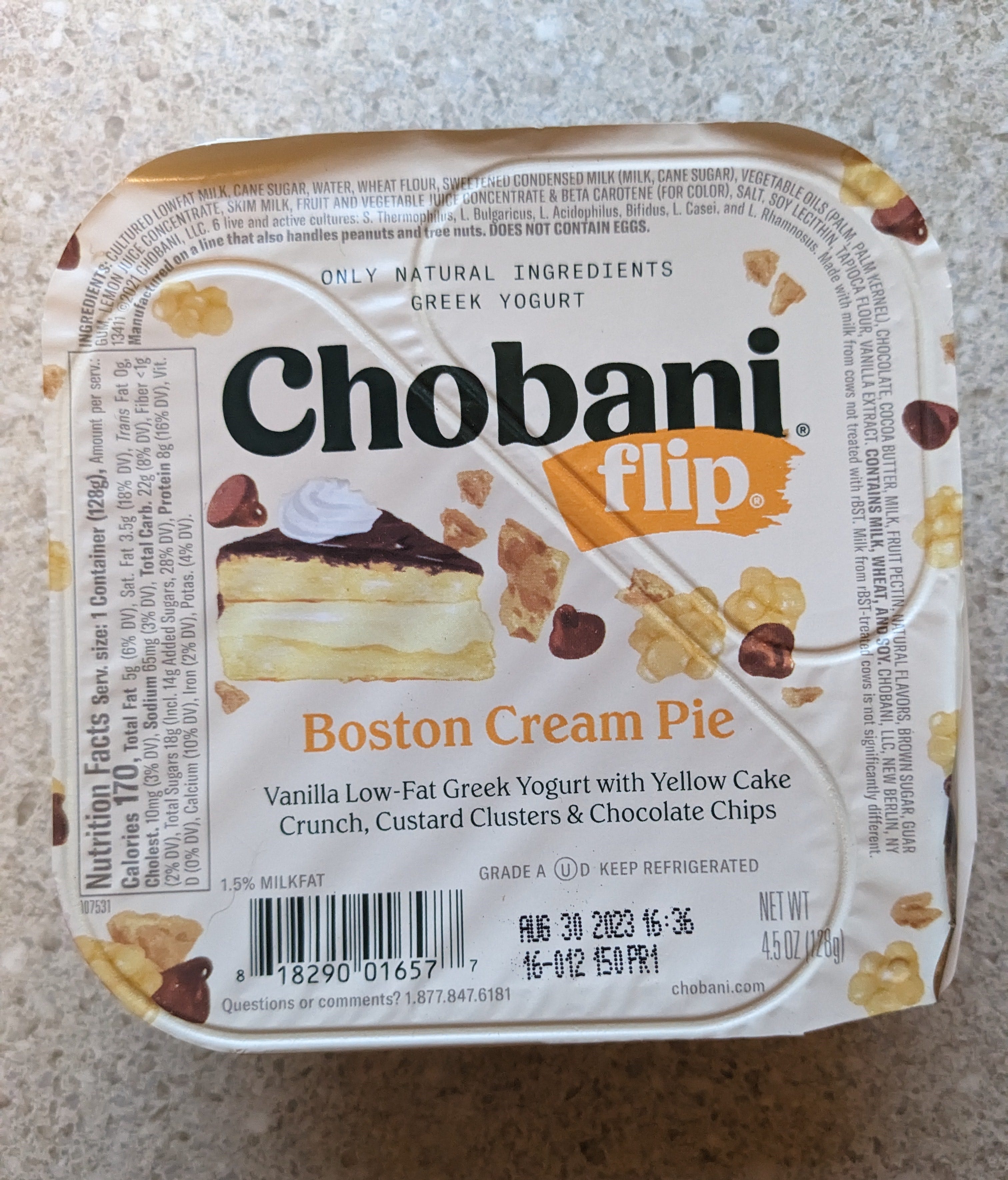Chobani Boston Cream Pie Flip - by Jungeun Lee