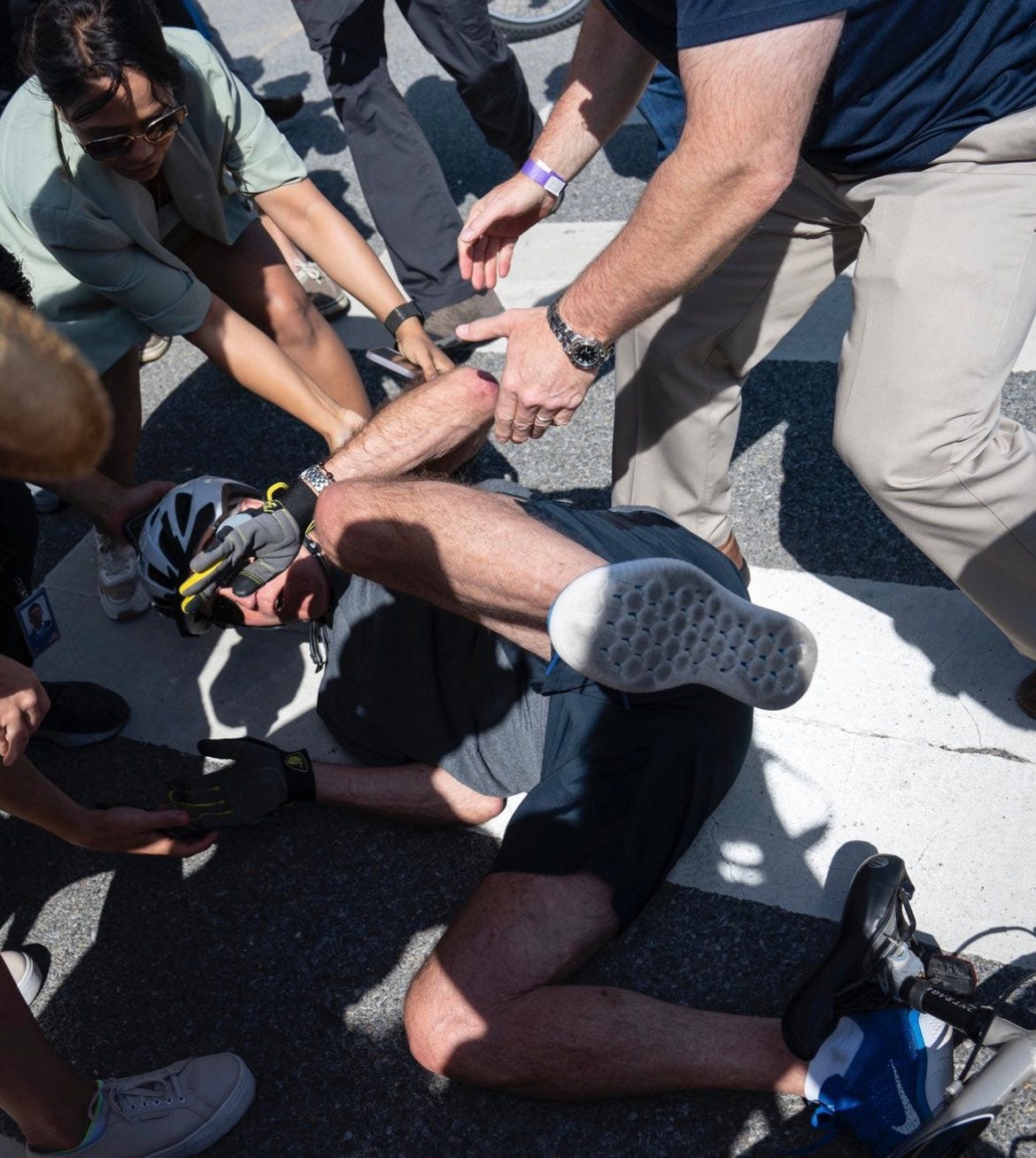 President Biden Falls Off His Bicycle on Delaware Ride, Is Fine ...