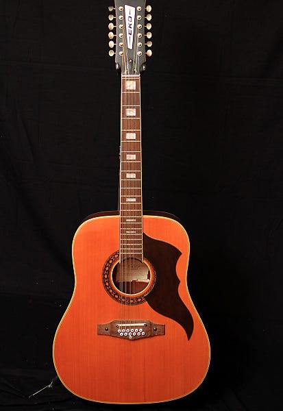 EKO J56 12 strings (ジミー・ペイジ使用と同タイプ) EKO J56 12 strings (ジミー・ペイジ使用と同タイプ)