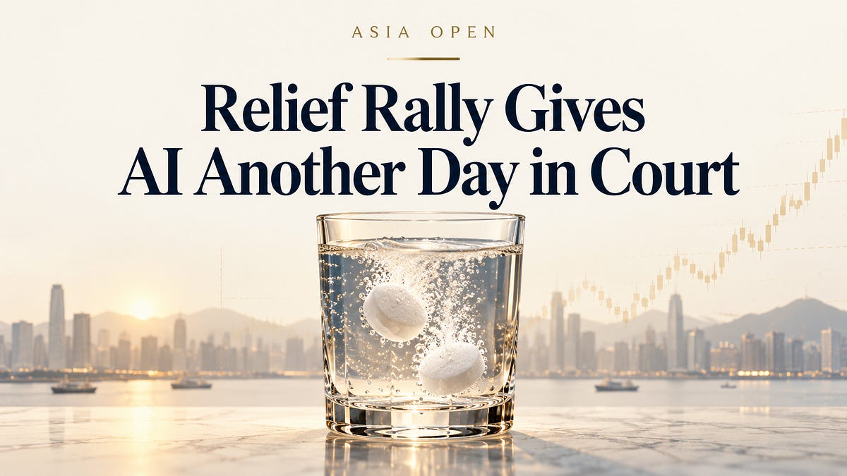 Asia Open: Relief Rally Provides AI With Continued Opportunities Asia Open: Relief Rally Provides AI With Continued Opportunities
