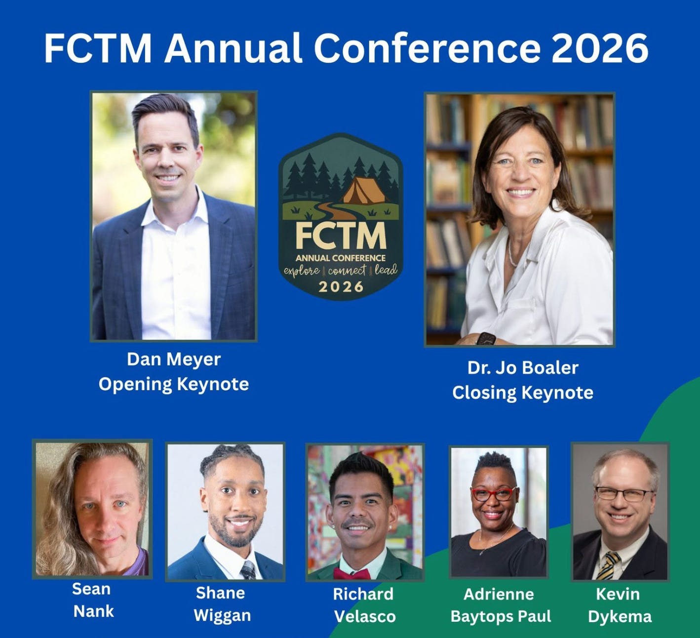 A flyer for FCTM Annual Conference 2026. A picture of yours truly is the opening keynote.