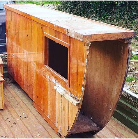 Boat refit, wooden boat building. Danish schooner. Northern Ireland boat building