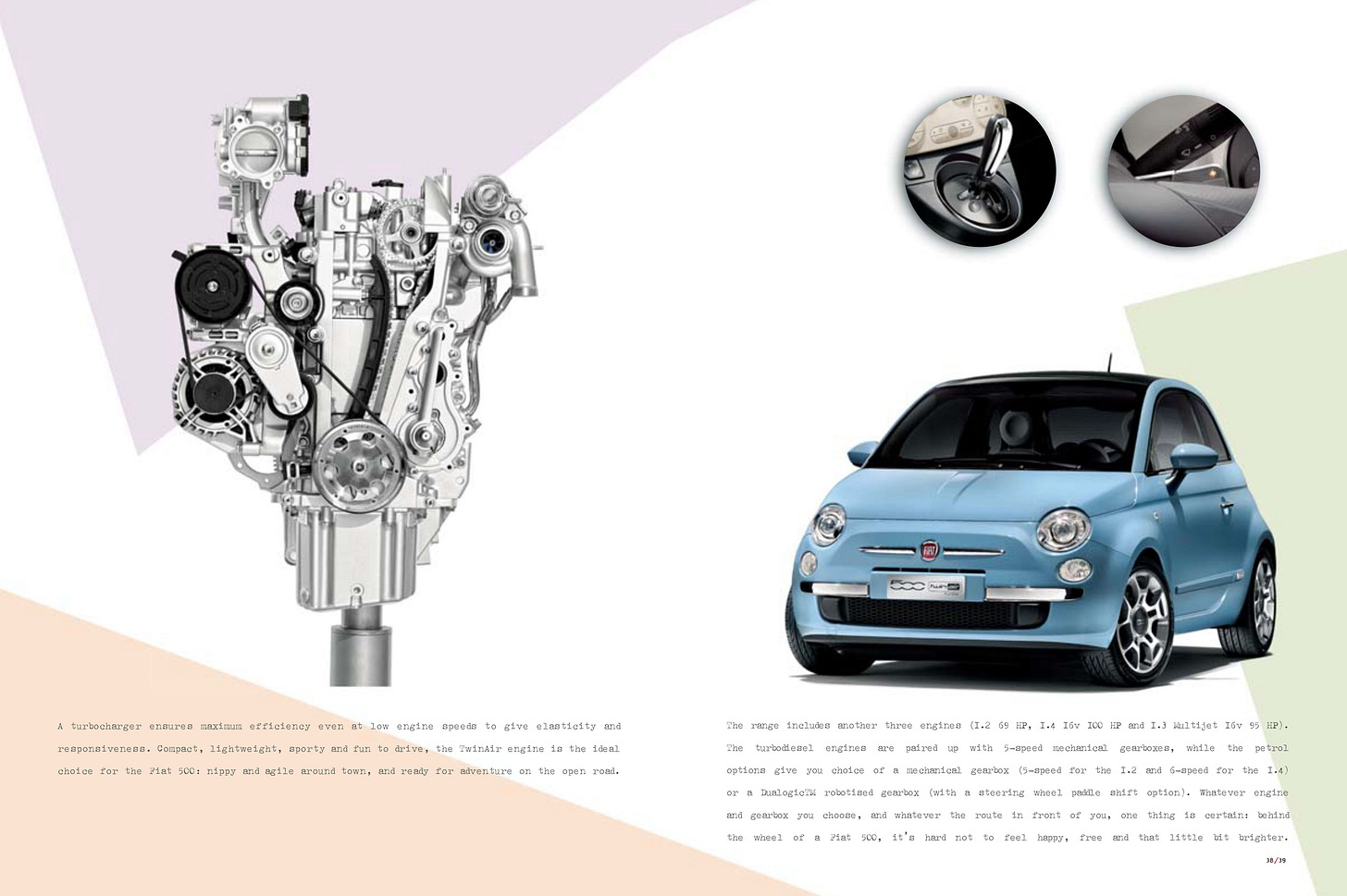 Fiat 500 2009 UK brochure TwinAir Engine Fiat 500 2009 UK brochure TwinAir Engine