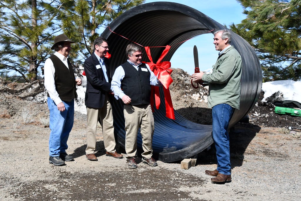 Tumalo Irrigation District Modernization Project Ribbon Cutting Tumalo Irrigation District Modernization Project Ribbon Cutting