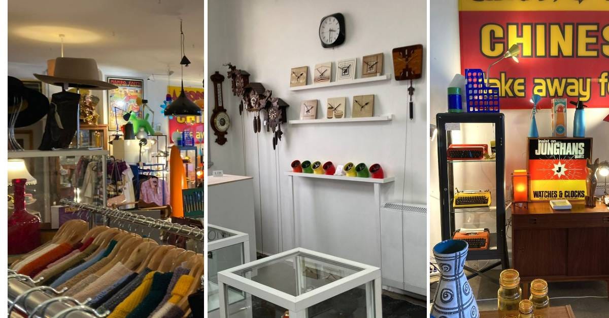 Inside The Post Mistress Vintage store in Katoomba