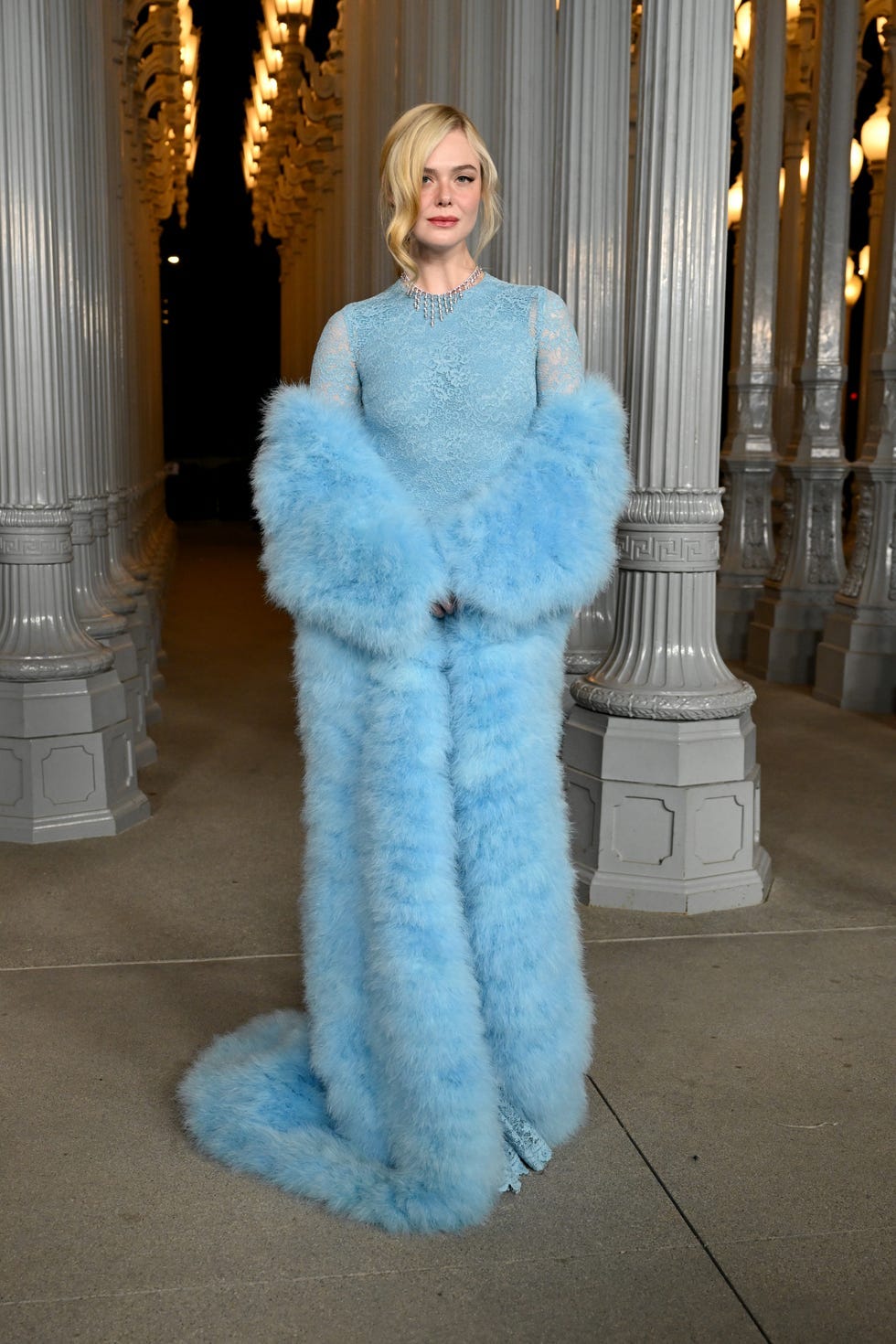 Elle Fanning Wears a Cinderella Gown to the 2025 LACMA Gala