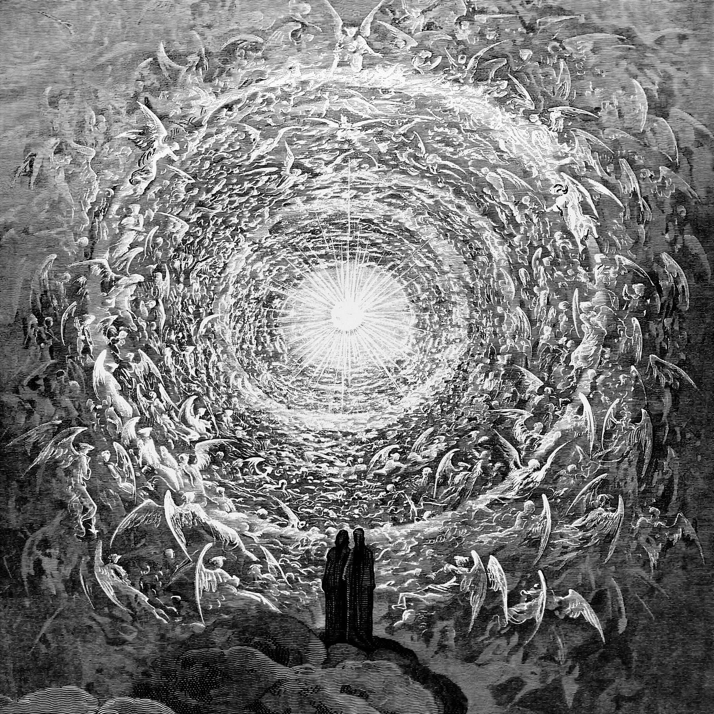 Gustave Dore - ( the White Rose ) Vision of the Empyrean - Divine Comedy  Print Poster - Etsy