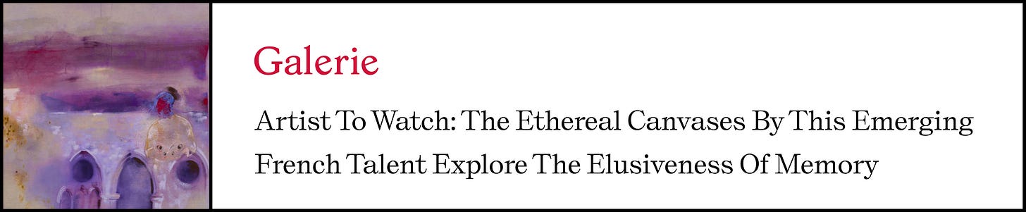 Artist to Watch: The Ethereal Canvases By This Emerging French Talent Explore the Elusiveness of Memory