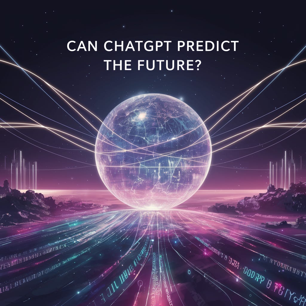 Can ChatGPT Predict the Future? Two Robots Talking