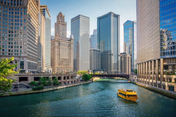 4,400+ Chicago River Skyline Stock Photos, Pictures & Royalty-Free Images -  iStock | Chicago skyline