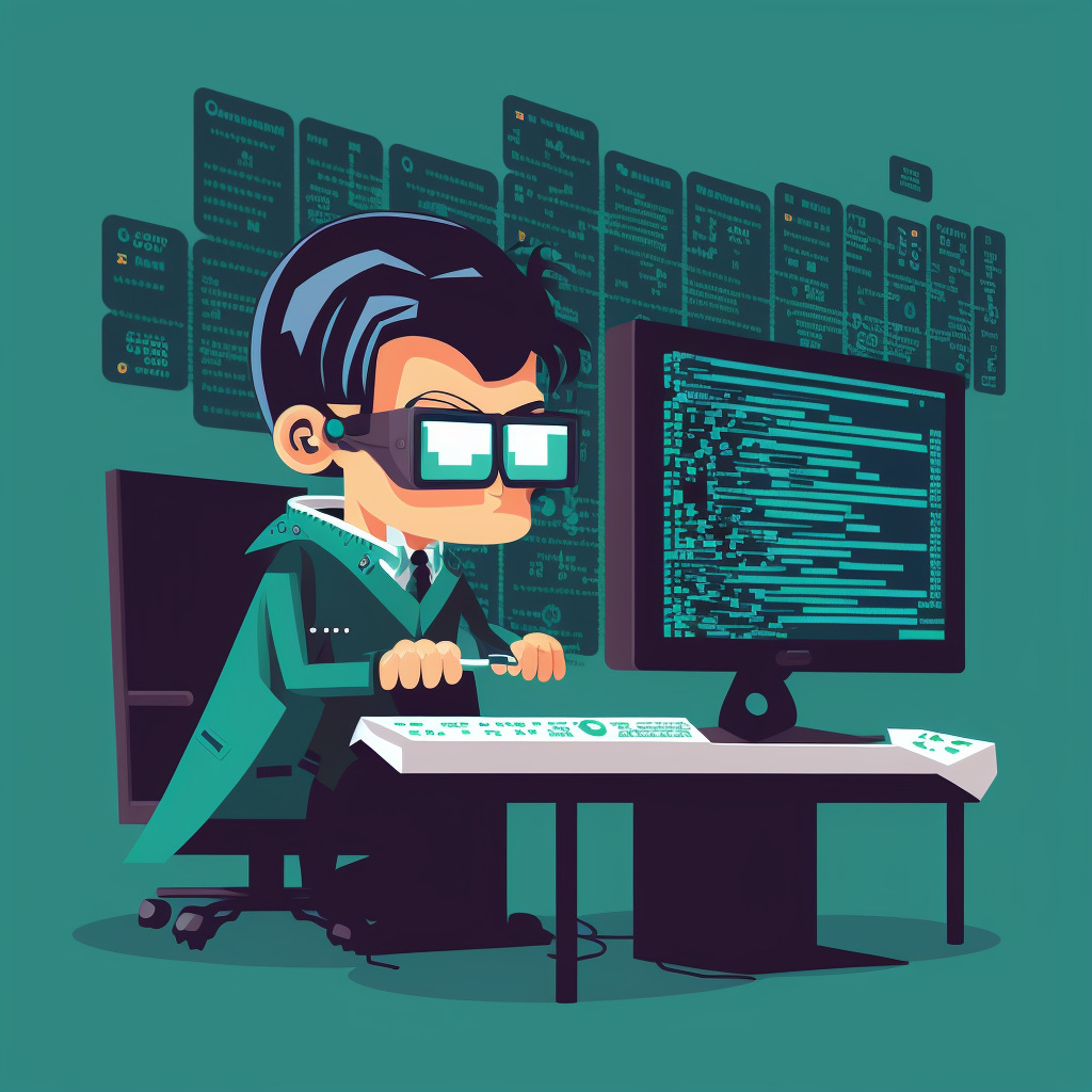 data scientist furiously coding to understand user behavior