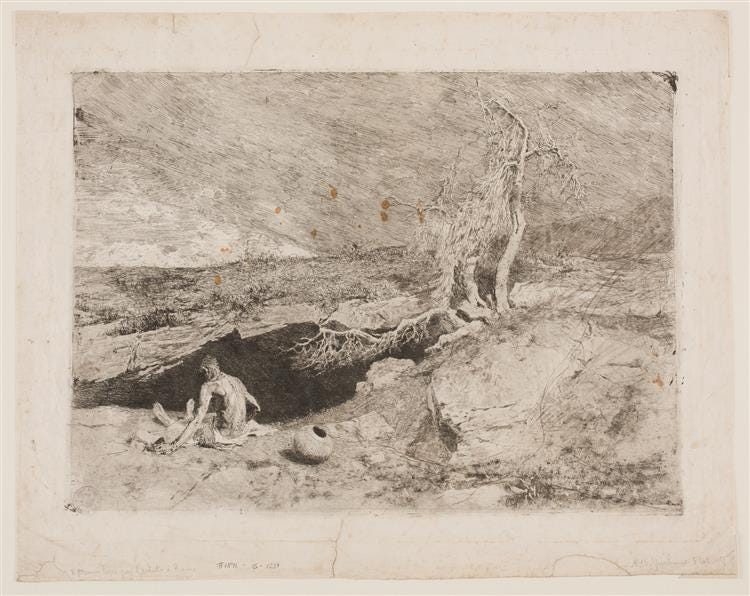 “The Anchorite,” Mariano Fortuny y Marsal, 1869. 