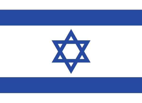 Bandeira de Israel.