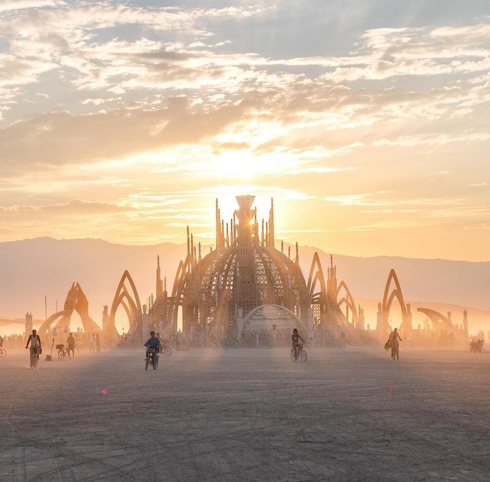 Caroline Ghosn's 'Temple of Together' at Burning Man 2024