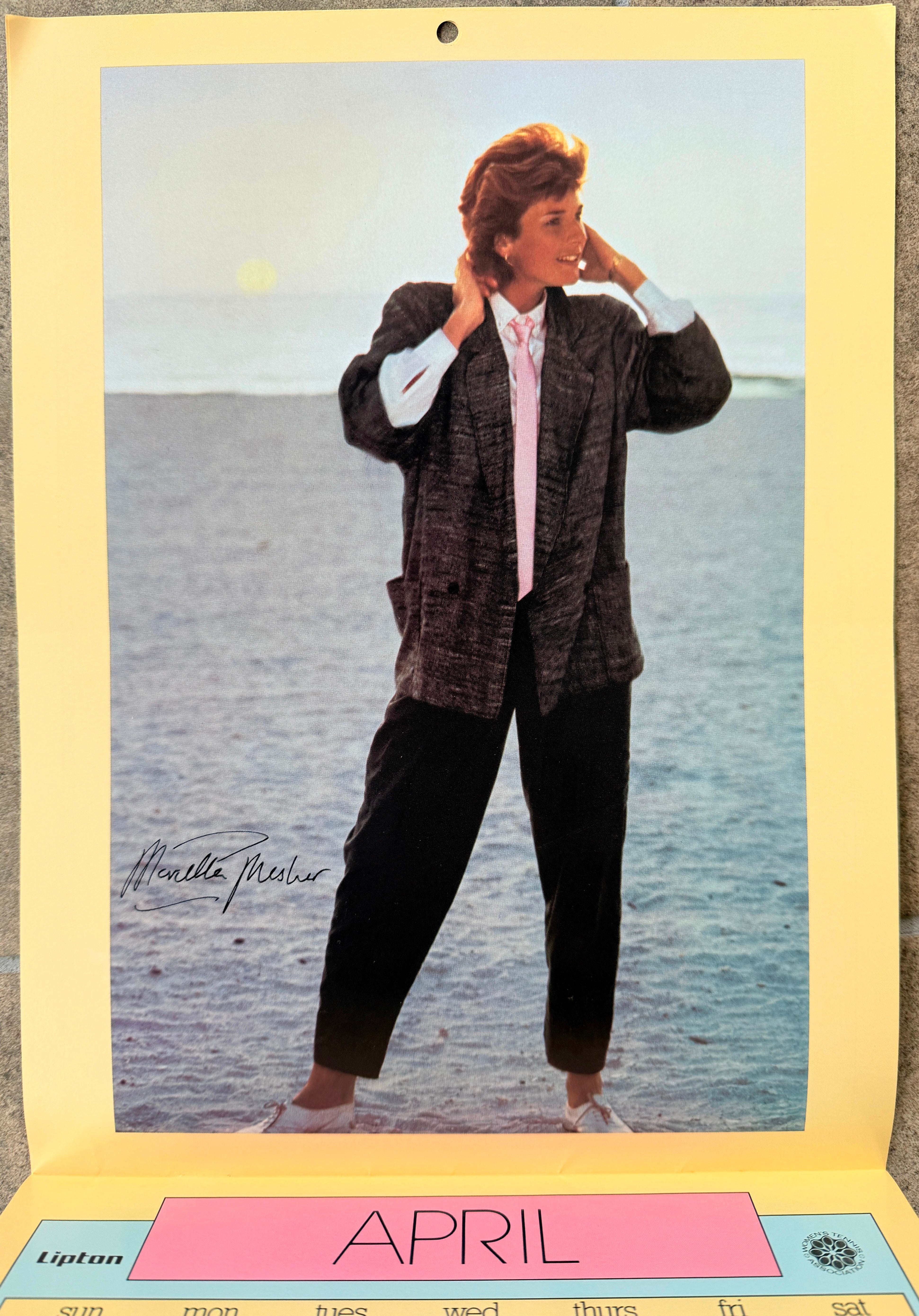 The "Women of Tennis" Calendars, Now and Then